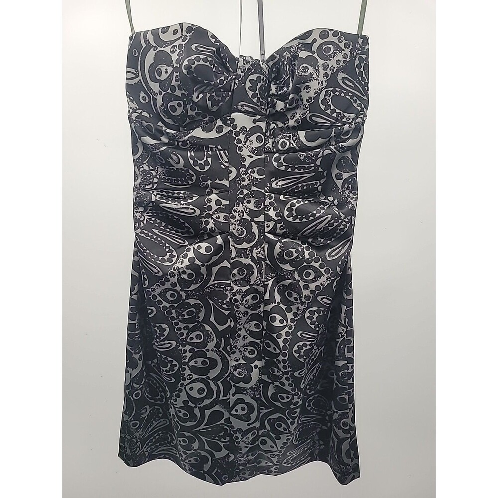BCBG Paris Strapless Mini Dress Sz 6 Event Evening Party